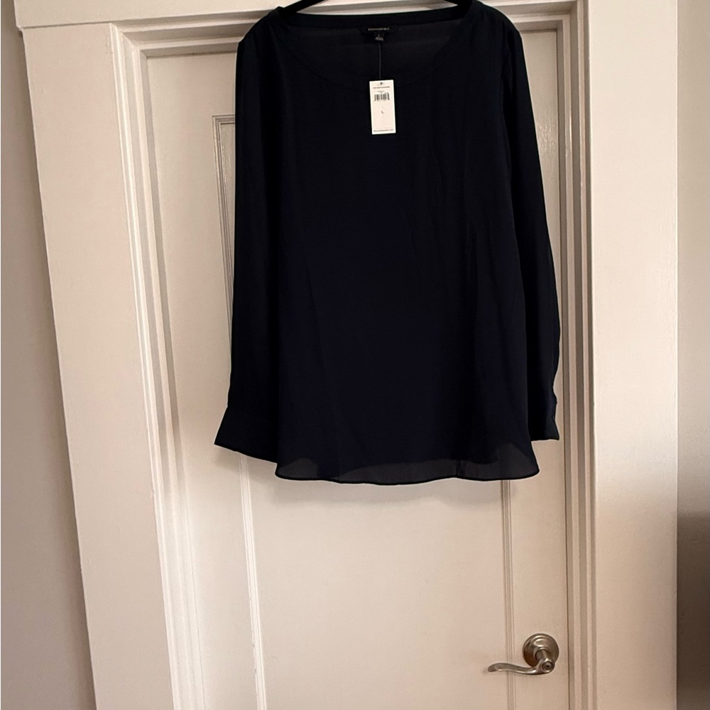 NWT Banana Republic Dark Blue Women's Blouse